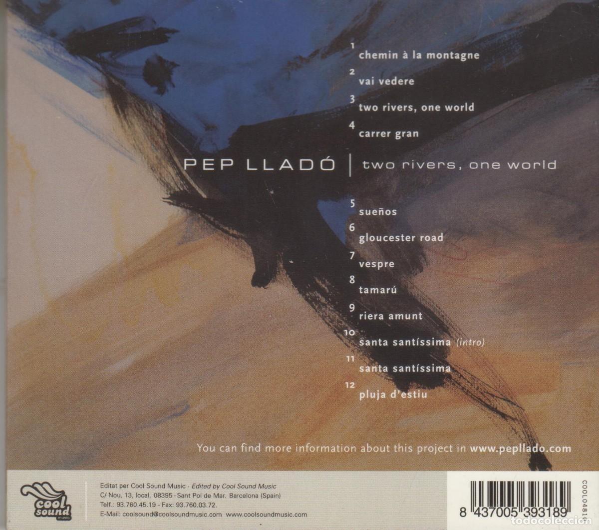 CDs de m&uacute;sica: Pep Llad&oacute; cd Two rivers one world 2005 - Foto 2