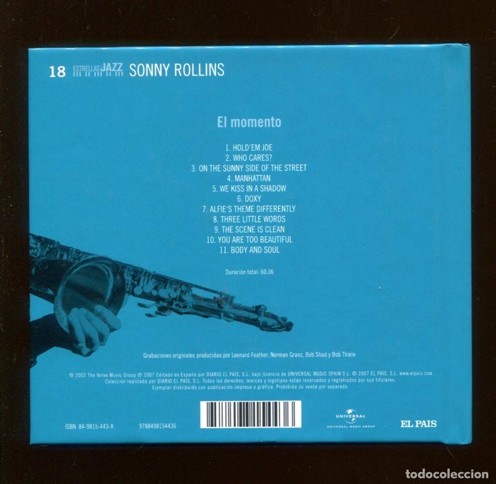 CDs de m&uacute;sica: Estrellas del Jazz 18. Sonny Rollins. CD - Foto 2