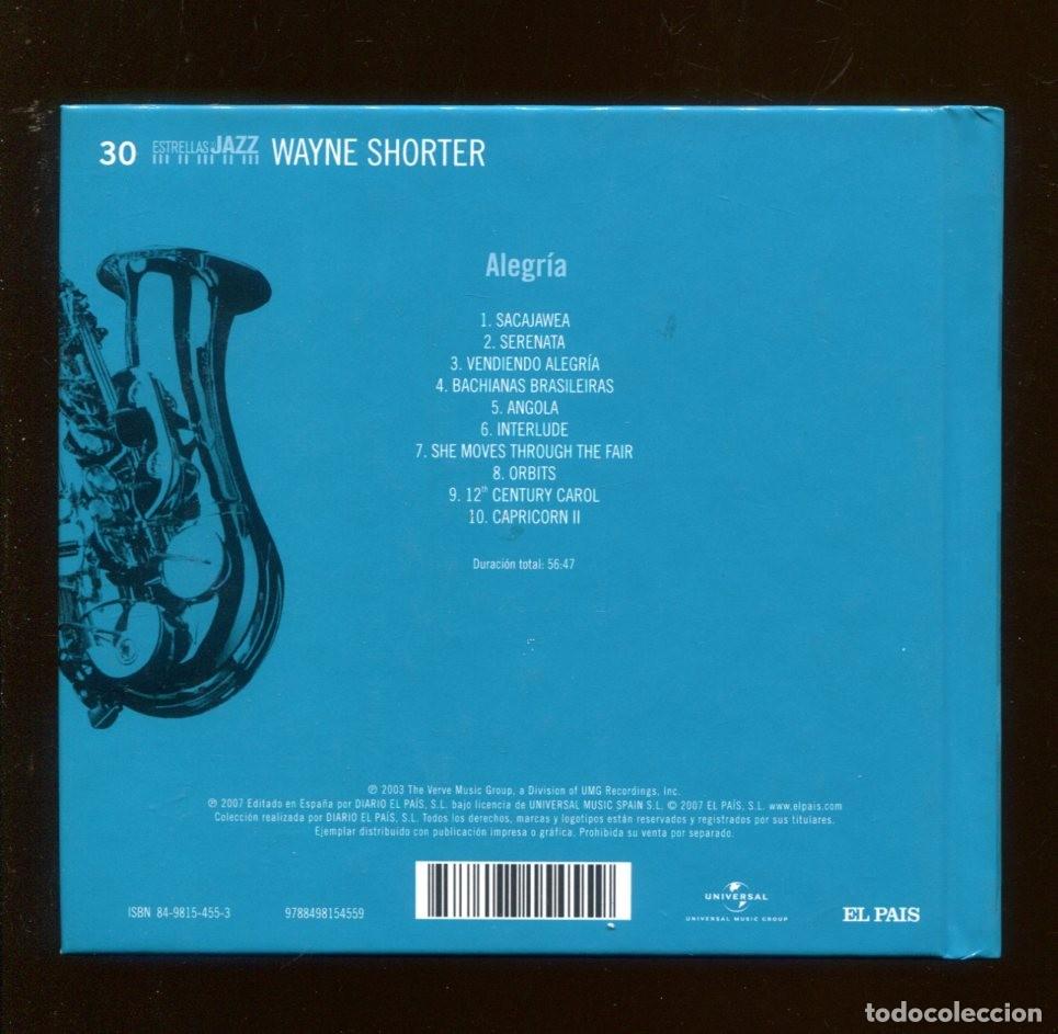 CDs de m&uacute;sica: Estrellas del Jazz 30. Wayne Shorter. CD - Foto 2