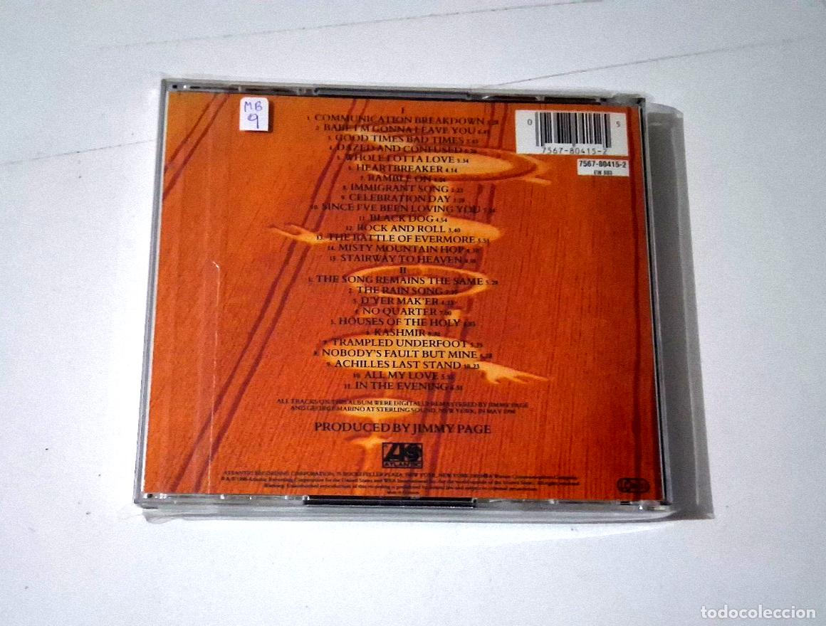 CDs de m&uacute;sica: LED ZEPPELIN &rdquo;REMASTERS&rdquo; 2CD 28 TRACKS CD - Foto 2