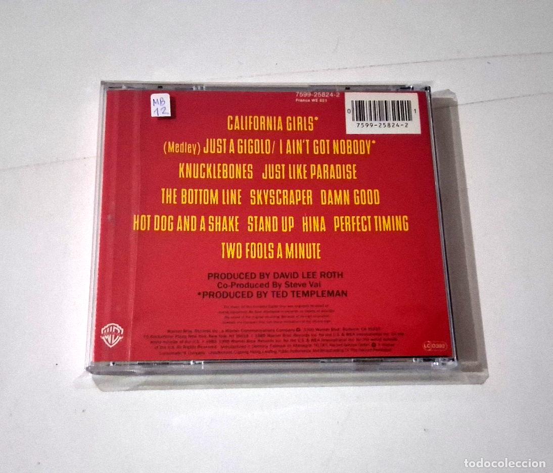 CDs de m&uacute;sica: DAVID LEE ROTH &rdquo;SKYSCRAPER&rdquo; CD 12 TRACKS - Foto 2
