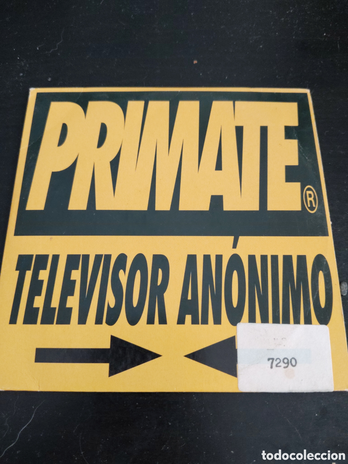 CDs de m&uacute;sica: Primate &ndash;&nbsp;Televisor Anonimo. Cd single promo 1998 Espa&ntilde;a - Foto 1