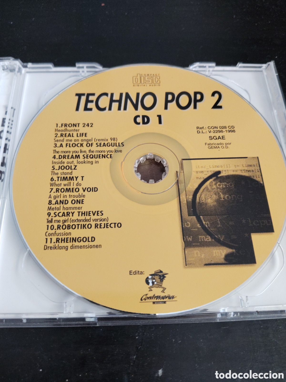 CDs de m&uacute;sica: Techno Pop 2. 2xCD 1998 Espa&ntilde;a - Foto 2