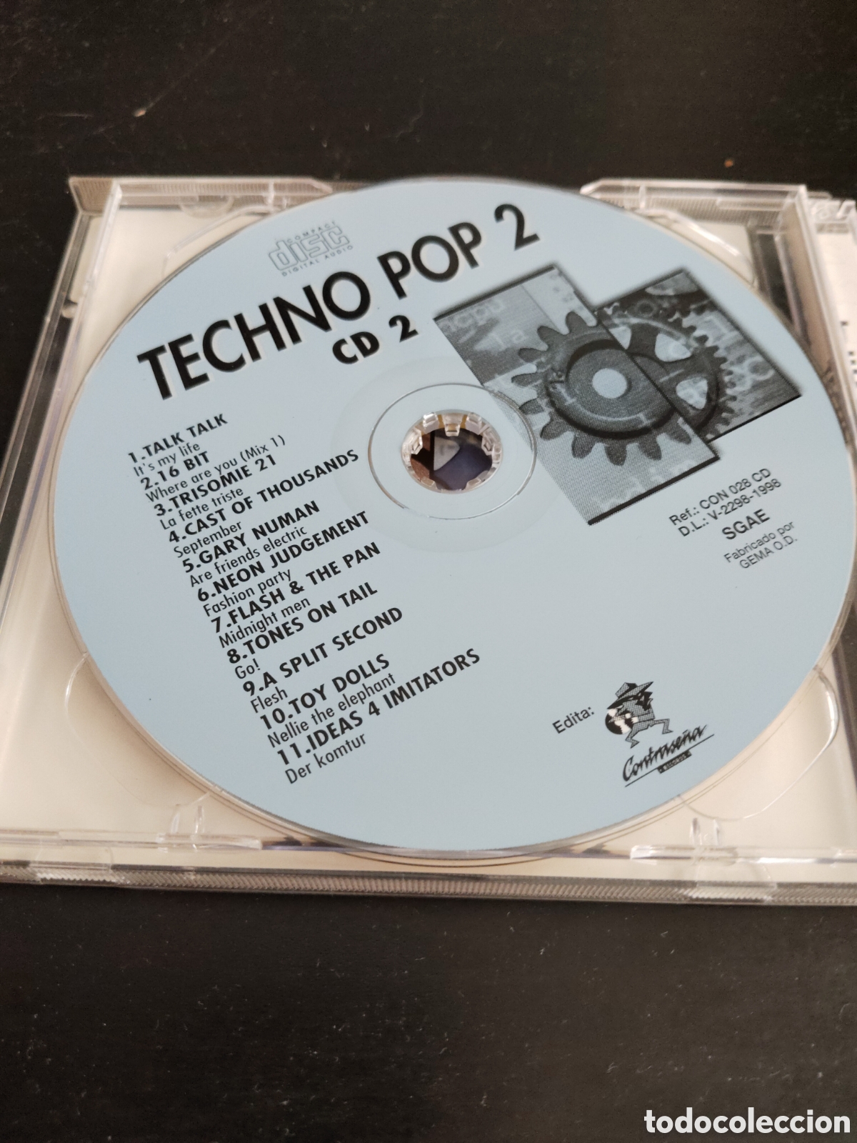 CDs de m&uacute;sica: Techno Pop 2. 2xCD 1998 Espa&ntilde;a - Foto 4