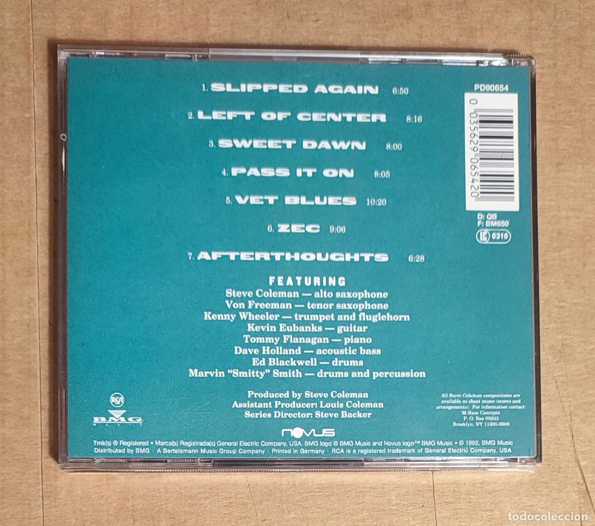 CDs de m&uacute;sica: STEVE COLEMAN - RHYTHM IN MIND - 1991 - Foto 3