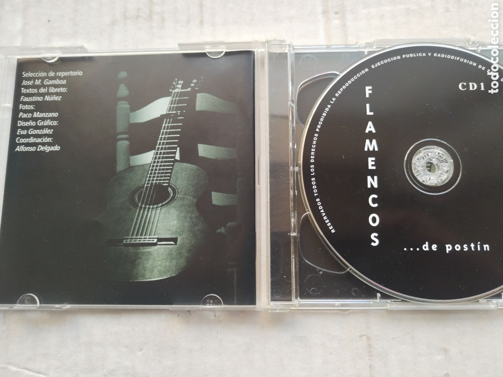 CDs de m&uacute;sica: CD FLAMENCOS DE POST&Iacute;N DOBLE CD - Foto 2