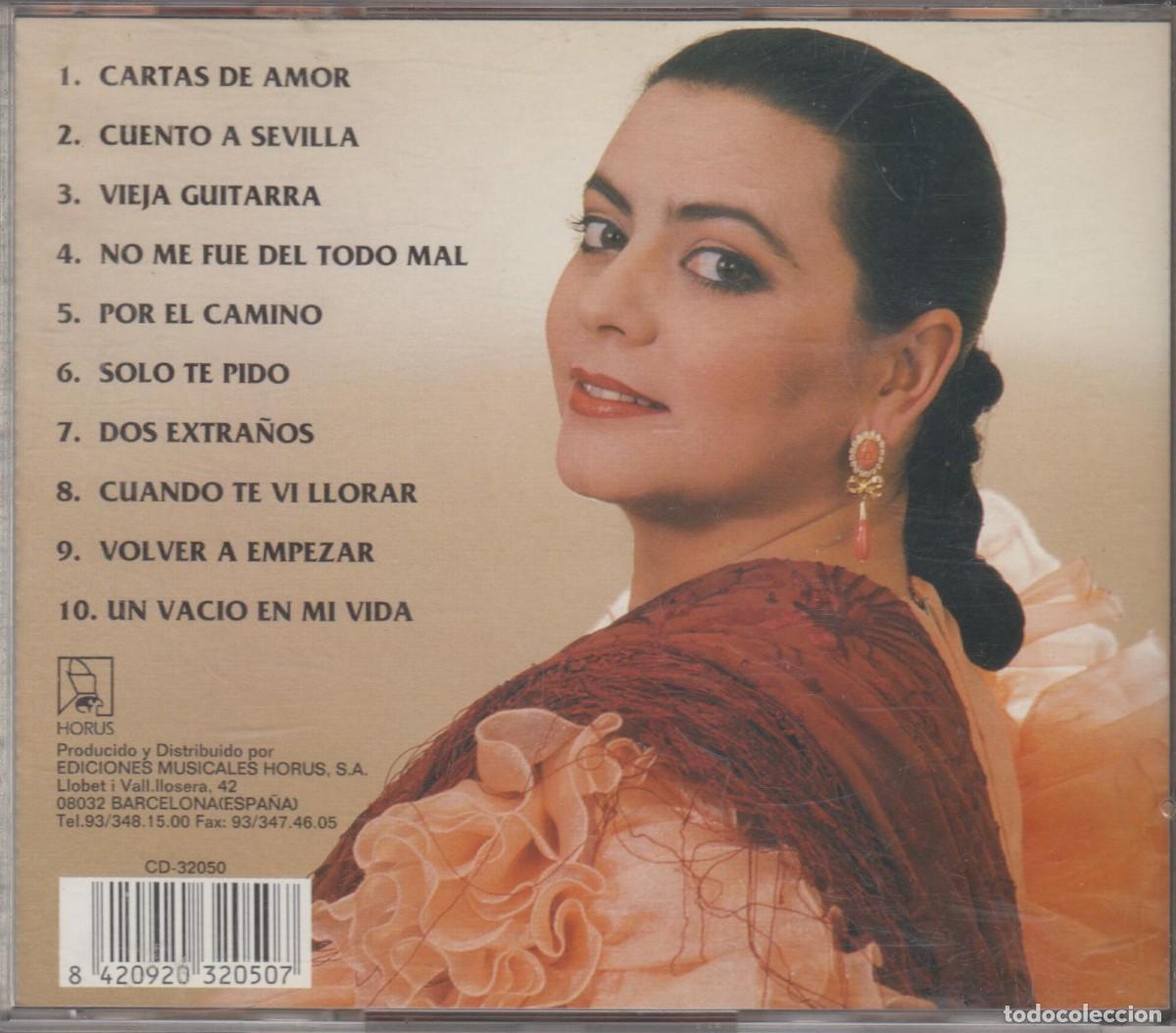 CDs de m&uacute;sica: Mar&iacute;a del Monte cd Cartas de amor 1994 - Foto 2