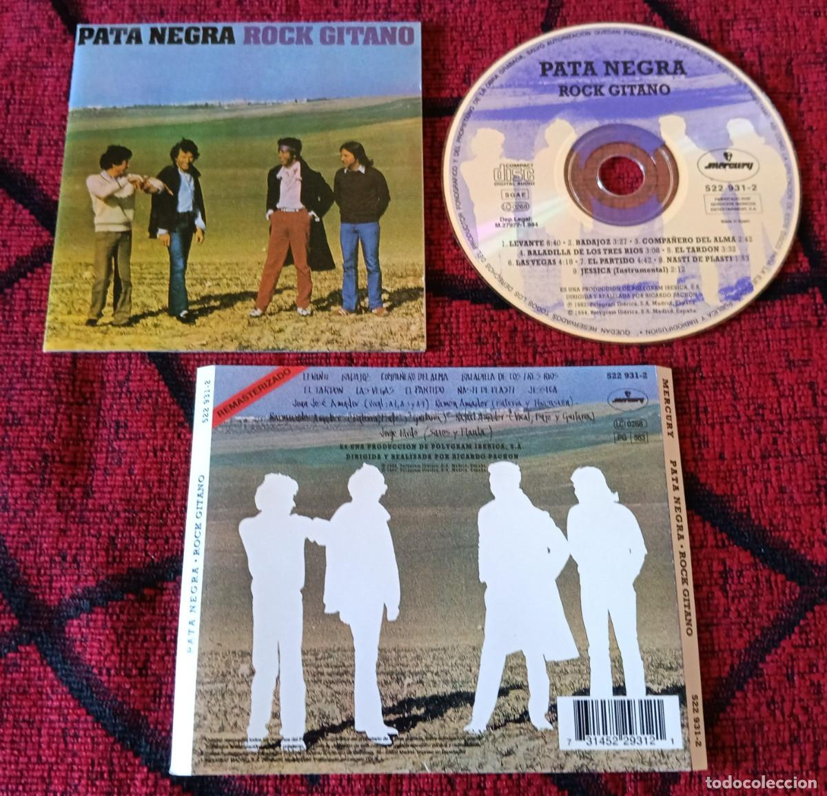 CDs de m&uacute;sica: PATA NEGRA ** Rock Gitano ** CD 1994 - Foto 1