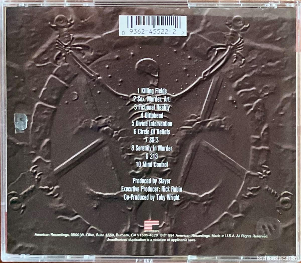 CDs de m&uacute;sica: SLAYER - DIVINE INTERVENTION - Foto 2