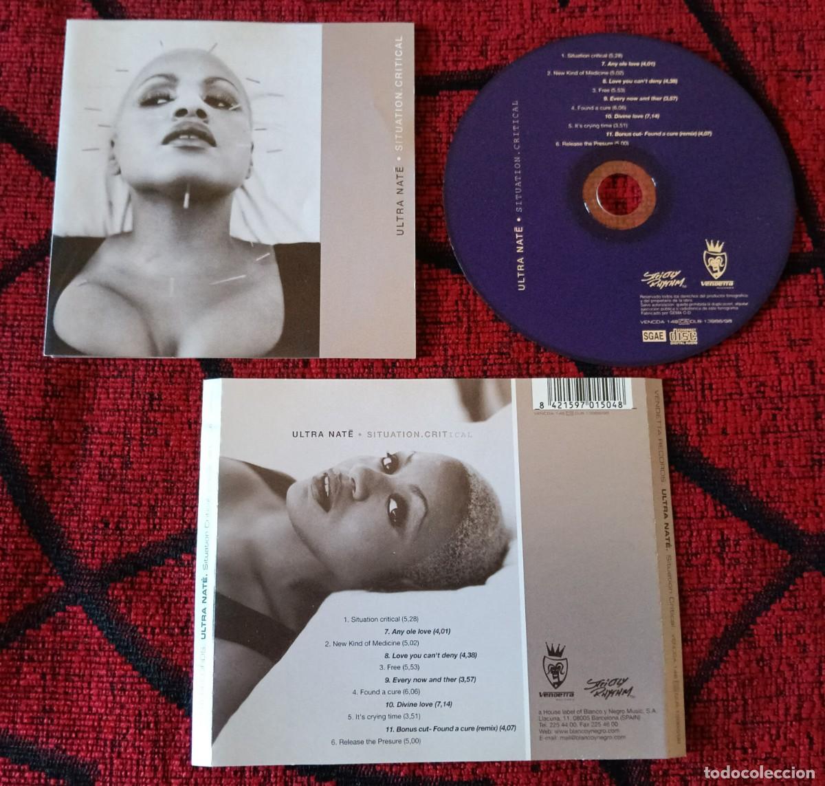 CDs de m&uacute;sica: ULTRA NATE ** Situation: Critical ** CD 1998 - Foto 1