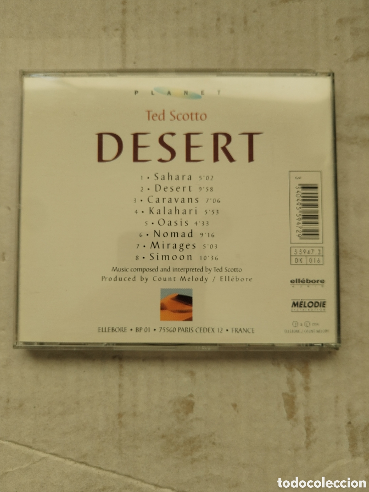 CDs de m&uacute;sica: CD DESERT/TED SCOTTO - Foto 3