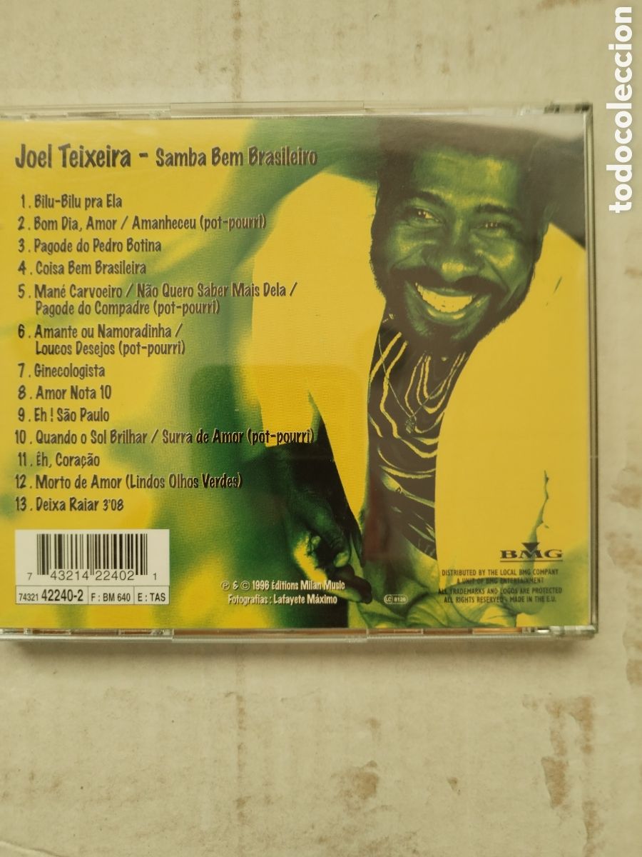 CDs de m&uacute;sica: CD JOEL TEIXEIRA/SAMBA BEM BRASILEIRO - Foto 3
