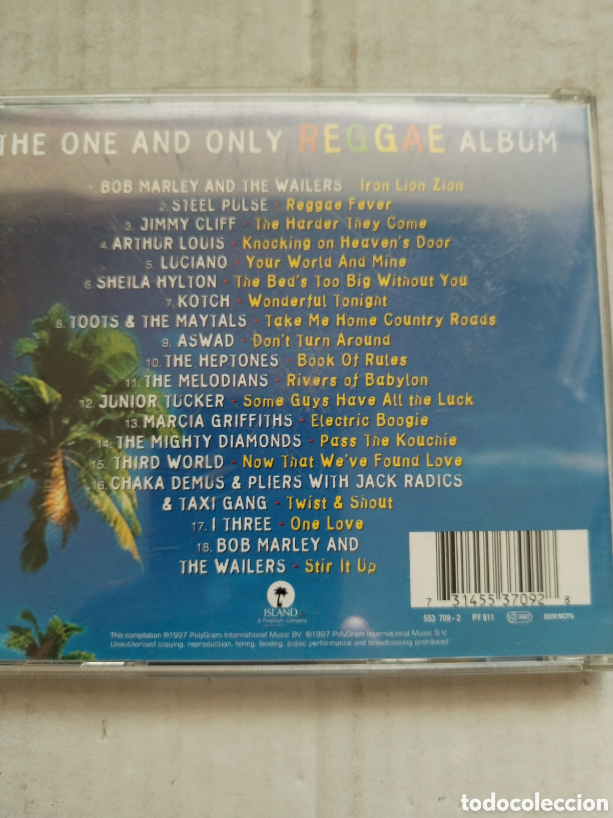 CDs de m&uacute;sica: CD REGGAE/THE ONE AND ONLY - Foto 3