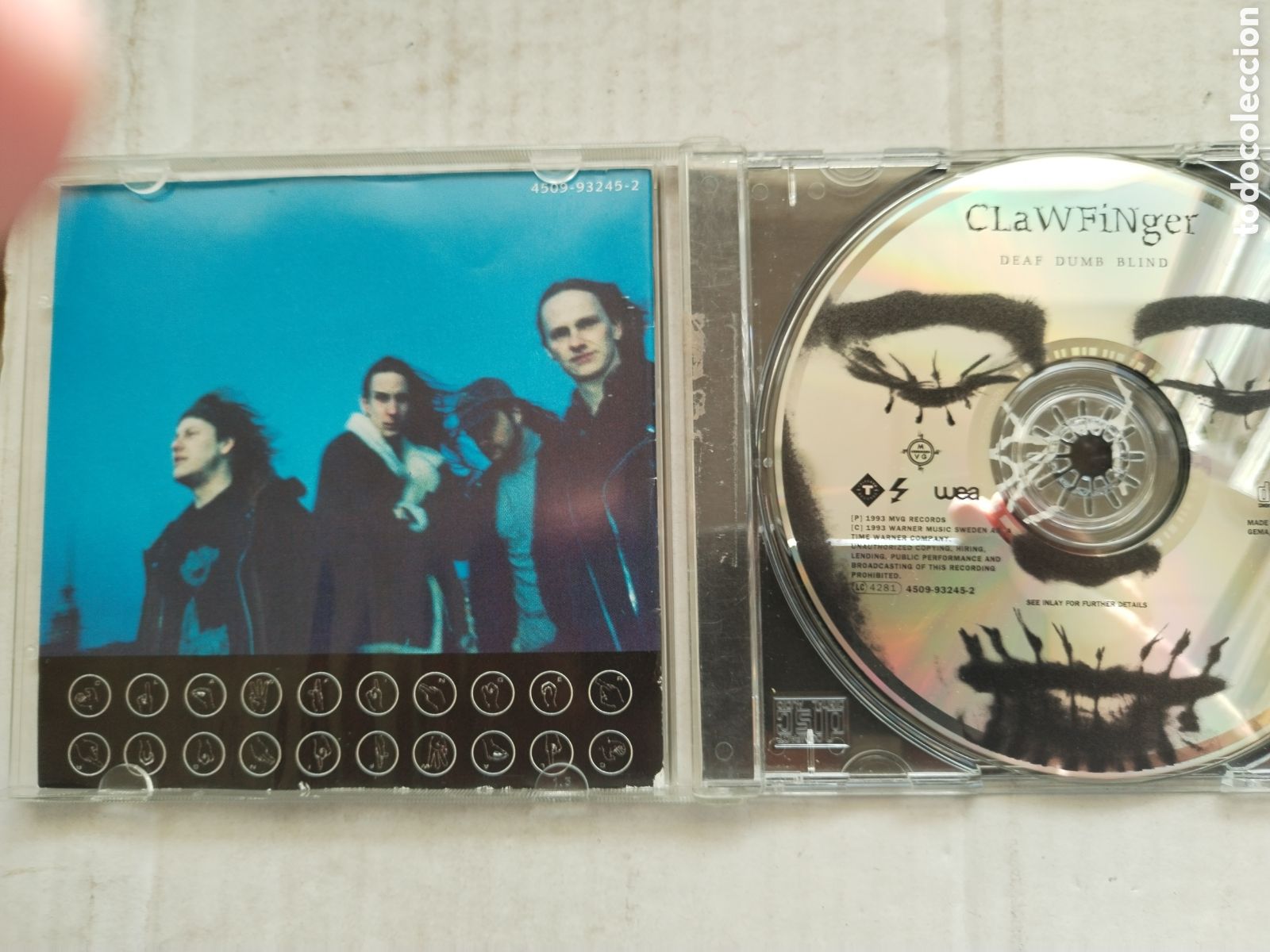 CDs de m&uacute;sica: CD CLAWFINGER/DEAF DUMB BLIND - Foto 2