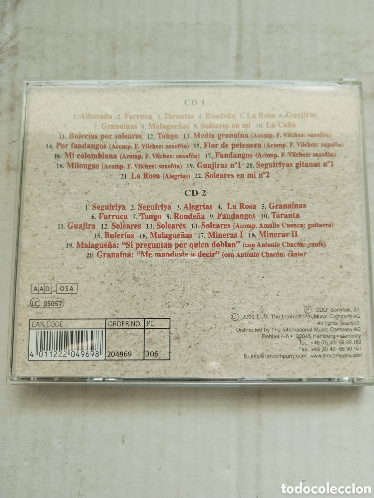 CDs de m&uacute;sica: CD RAM&Oacute;N MONTOYA DOBLE CD - Foto 4