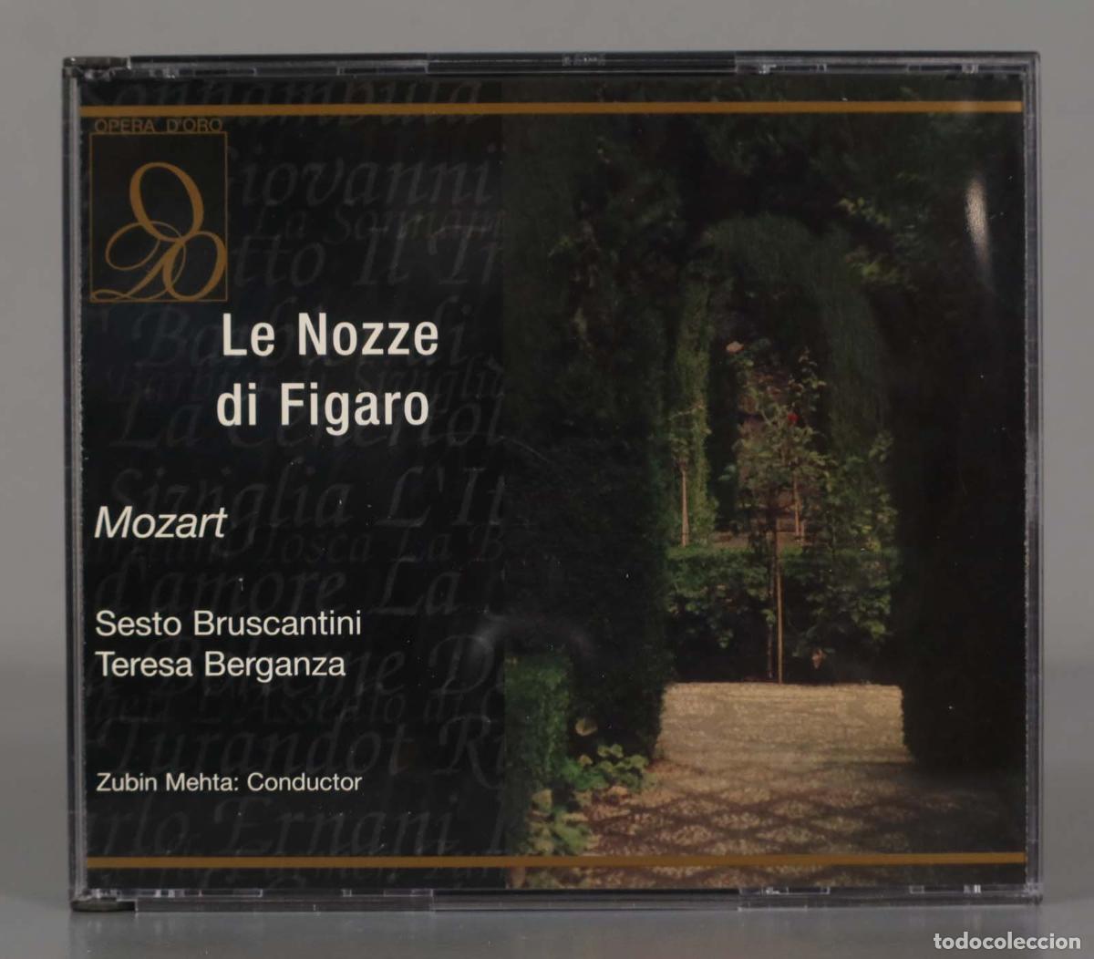 CDs de M&uacute;sica: CD. MOZART - Le Nozze Di Figaro MEHTA