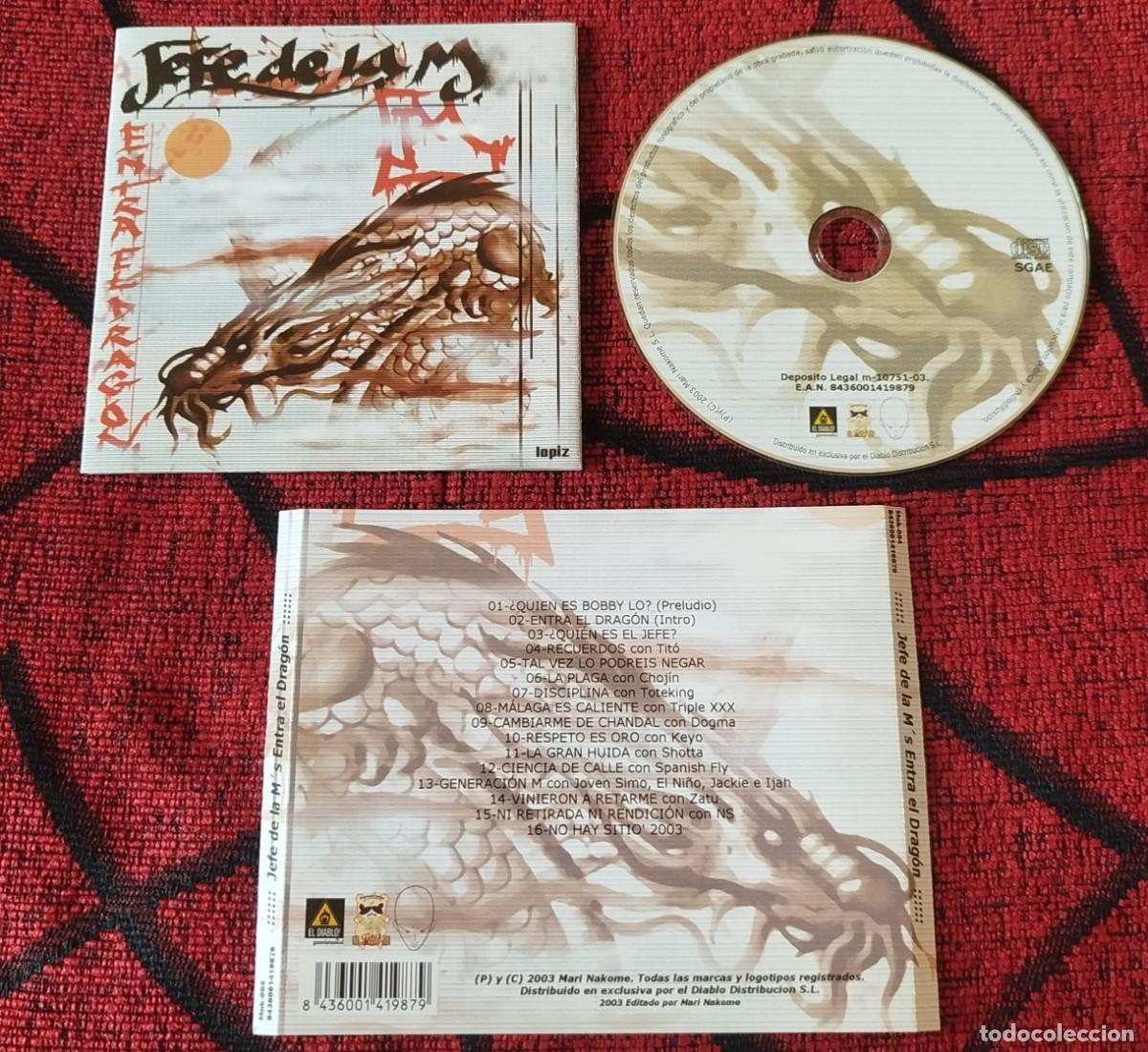 CDs de m&uacute;sica: JEFE DE LA M ** Entra El Drag&oacute;n ** CD 2003 - Foto 1