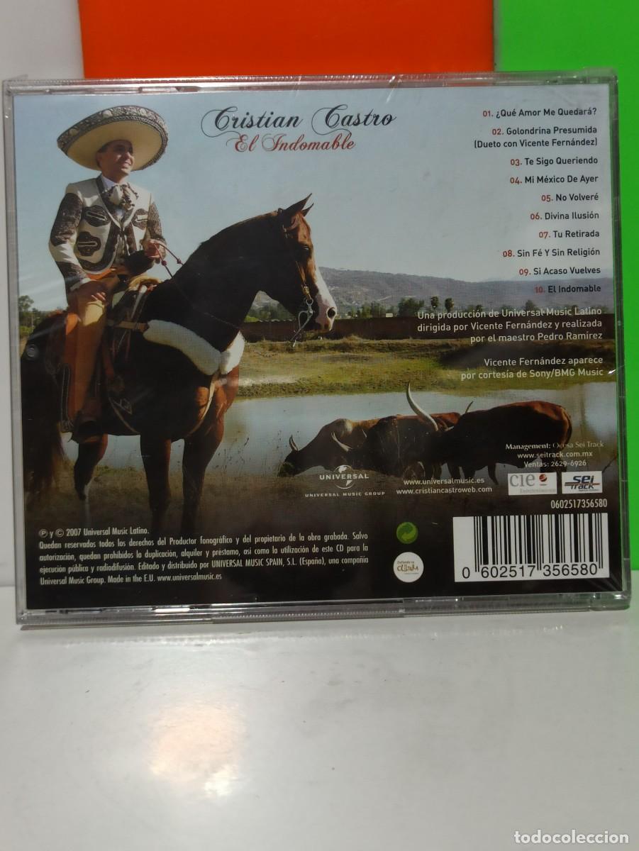 CDs de m&uacute;sica: CHRISTIAN CASTRO - EL INDOMABLE*PRECINTADO* - Foto 2