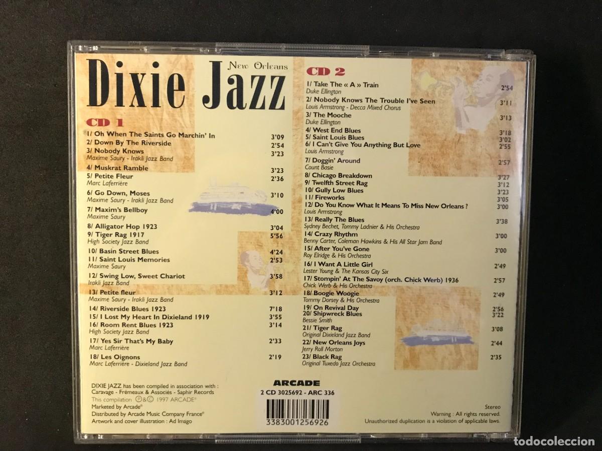 CDs de m&uacute;sica: Dixie Jazz - New Orneals - 2 CD - Arcade - Foto 2