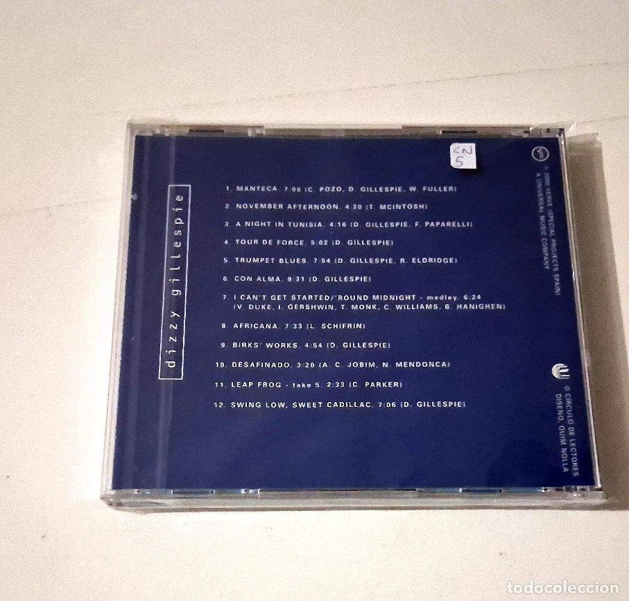 CDs de m&uacute;sica: DIZZY GILLESPIE &rdquo;JAZZ&rdquo; CD 12 TRACKS COMO NUEVO - Foto 2
