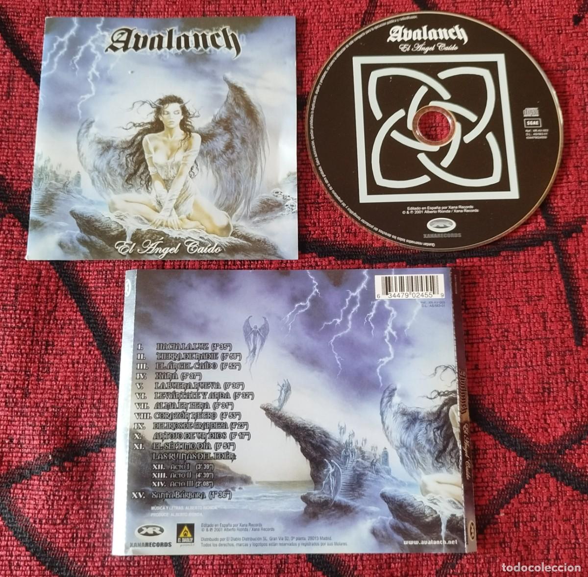 CDs de m&uacute;sica: AVALANCH ** El &Aacute;ngel Ca&iacute;do ** CD 2001 - Foto 1