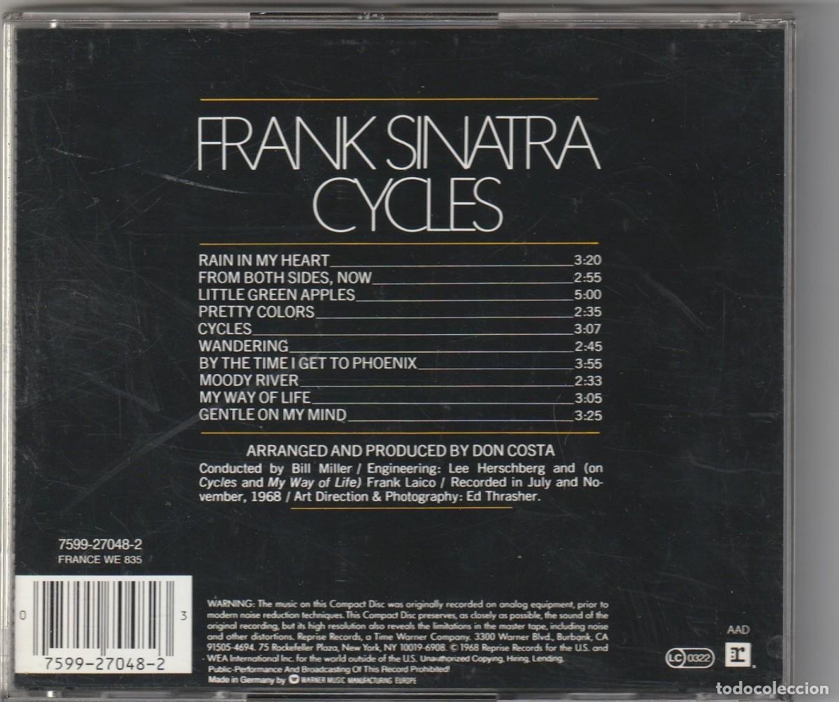 CDs de m&uacute;sica: FRANK SINATRA - CYCLES (CD REPRISE) - Foto 2