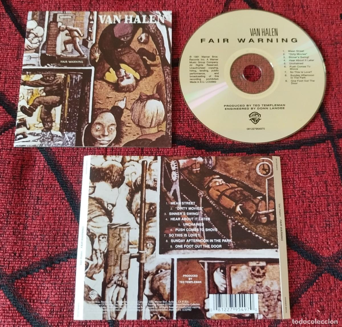 CDs de m&uacute;sica: VAN HALEN ** Fair Warning ** CD REEDICION EU - Foto 1