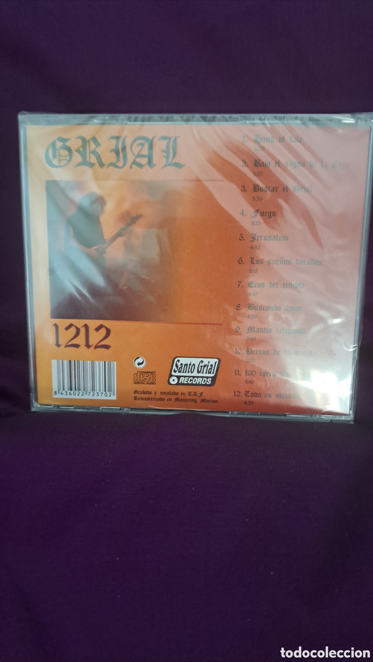 CDs de m&uacute;sica: Grial 1212 CD (heavy metal) - Foto 2