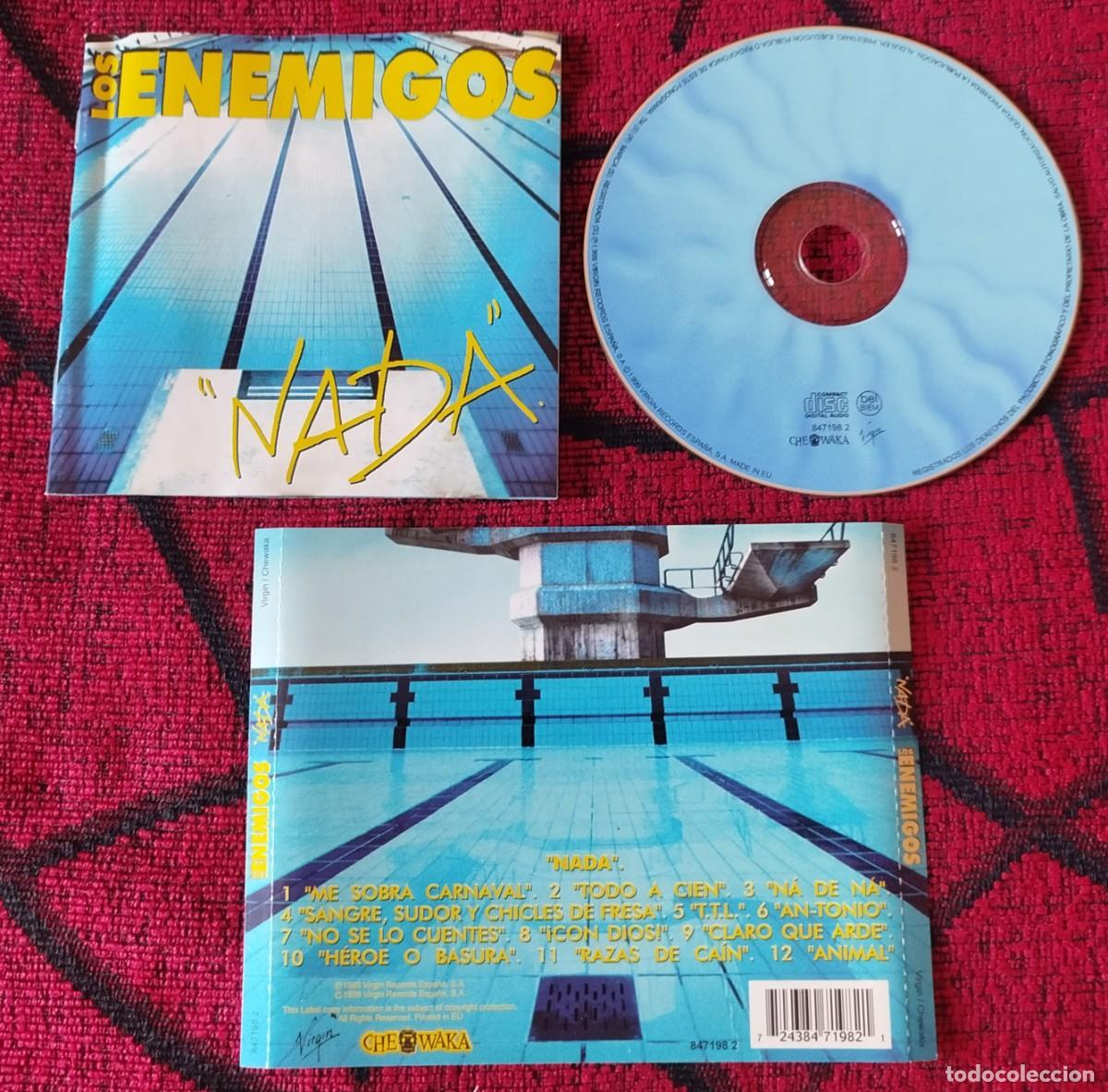 CDs de m&uacute;sica: LOS ENEMIGOS ** Nada ** CD ORIGINAL 1999 - Foto 1