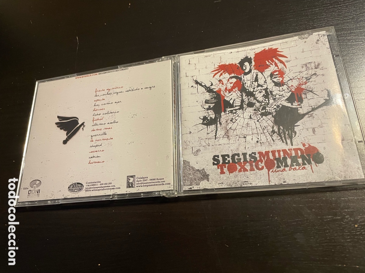 CDs de m&uacute;sica: Segismundo toxicomano Una bala cd - Foto 2