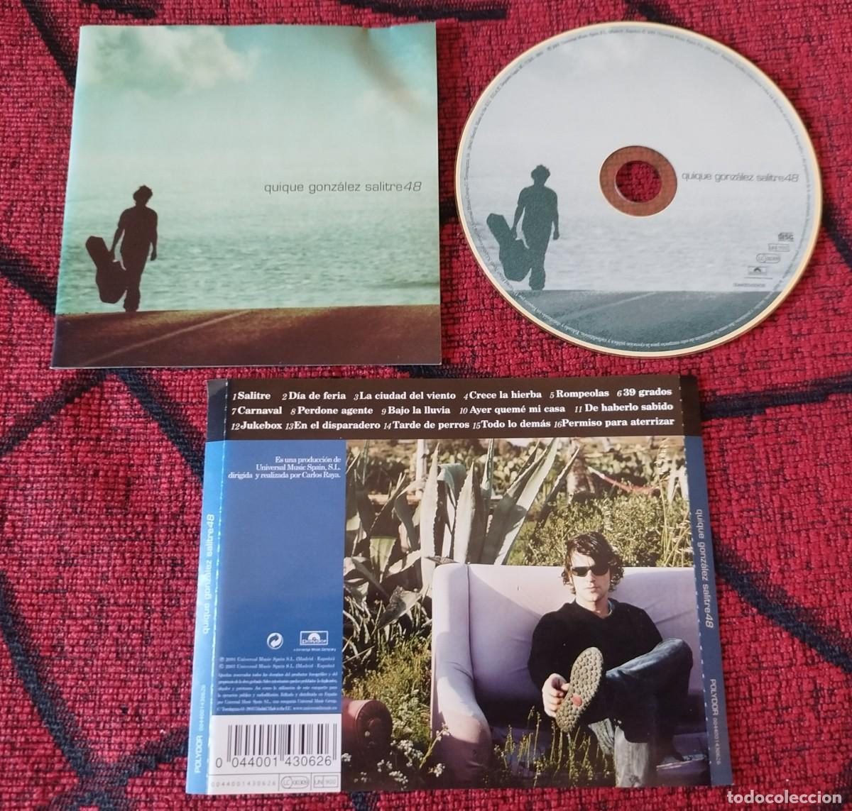 CDs de m&uacute;sica: QUIQUE GONZALEZ ** Salitre 48 ** CD 2001 - Foto 1