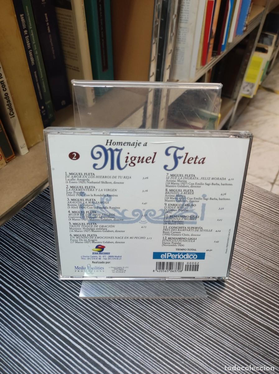 CDs de m&uacute;sica: HOMENAJE A MIGUEL FLETA 2 - Foto 2