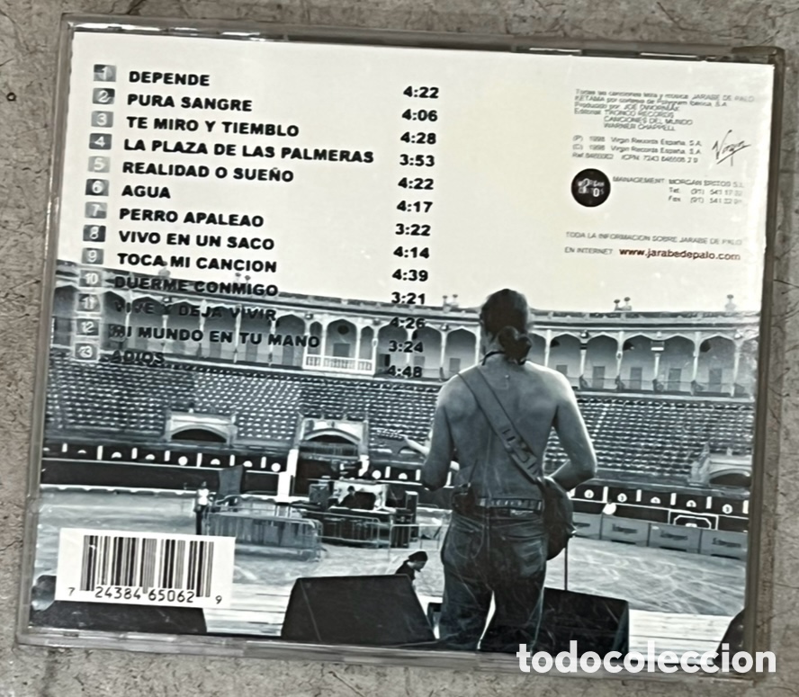 CDs de m&uacute;sica: CD. Jarabe de Palo. &ldquo;Depende&rdquo;. 1998. - Foto 2