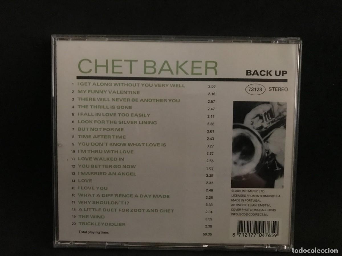 CDs de m&uacute;sica: Chet Baker &ndash; Sings & Strings - CD - Back Up - Foto 2