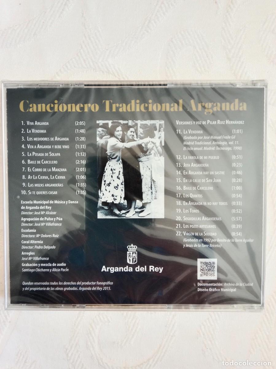 CDs de m&uacute;sica: CANCIONERO TRADICIONAL ARGANDA - Foto 2