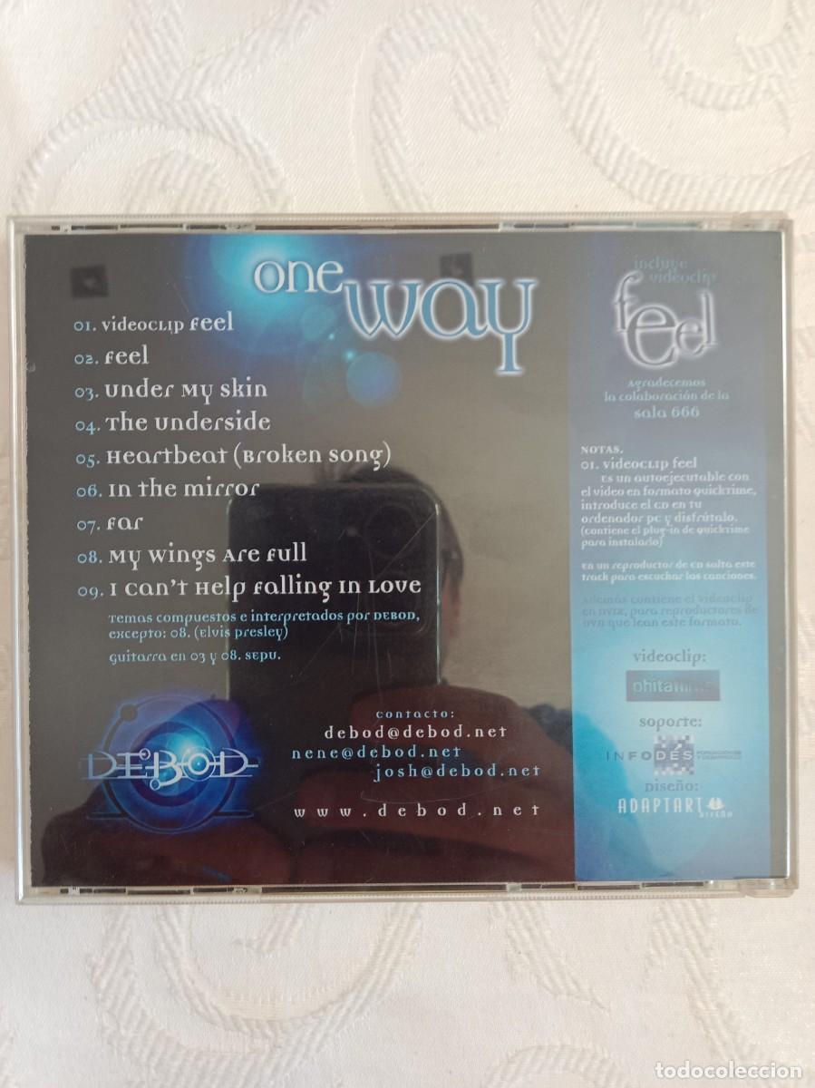 CDs de m&uacute;sica: DEBOD - One Way (Electr&oacute;nica) - Foto 2