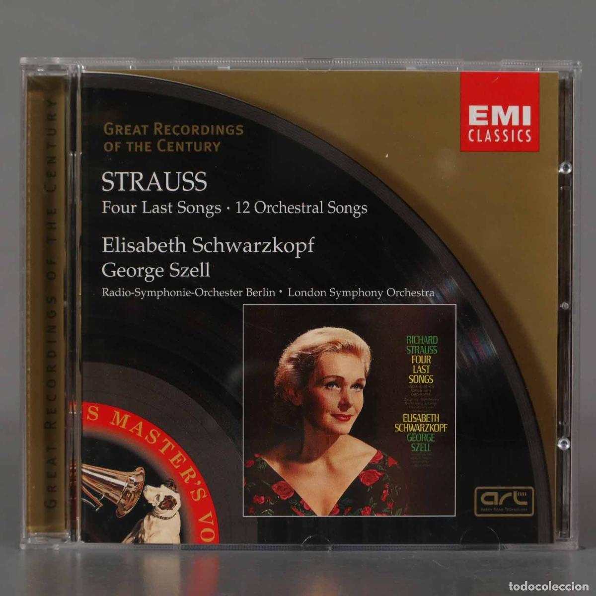 CD di Musica: CD. Strauss - Schwarzkopf - Szell: Four Last Songs - 12 Orchestral Songs