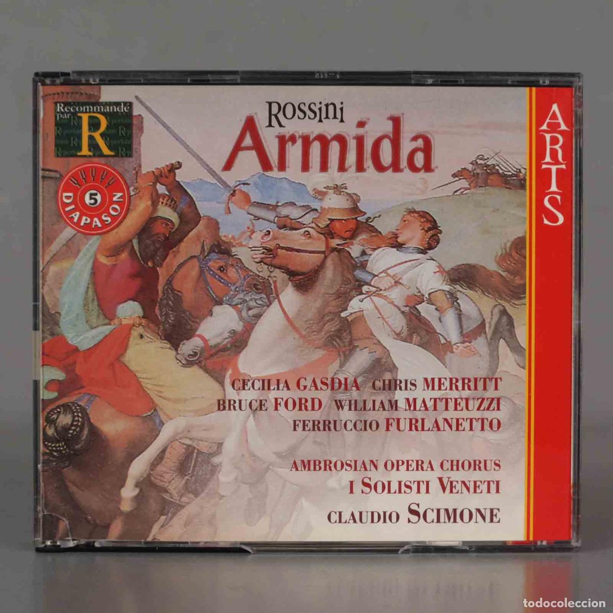 Music CDs: CD. Rossini : Gasdia, Merritt, Ford, Matteuzzi, Furlanetto, Scimone &ndash; Armida