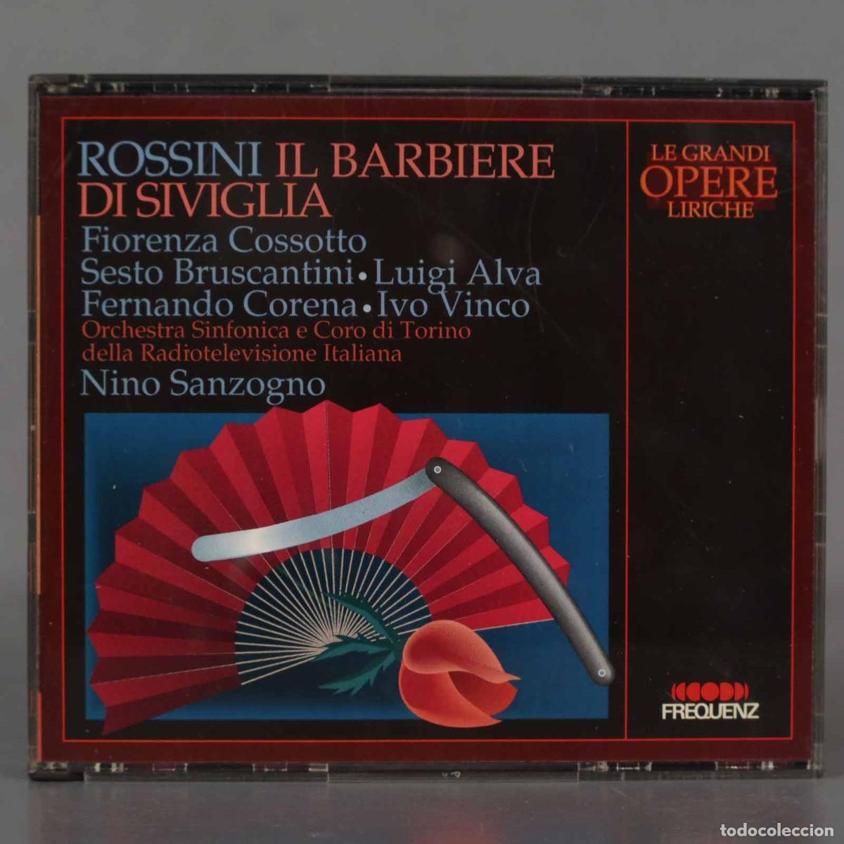 Music CDs: CD. Rossini : Cossotto &middot; Bruscantini &middot; Alva &middot; Corena &middot; Vinco &middot; Sanzogno &ndash; Il Barbiere Di Siviglia
