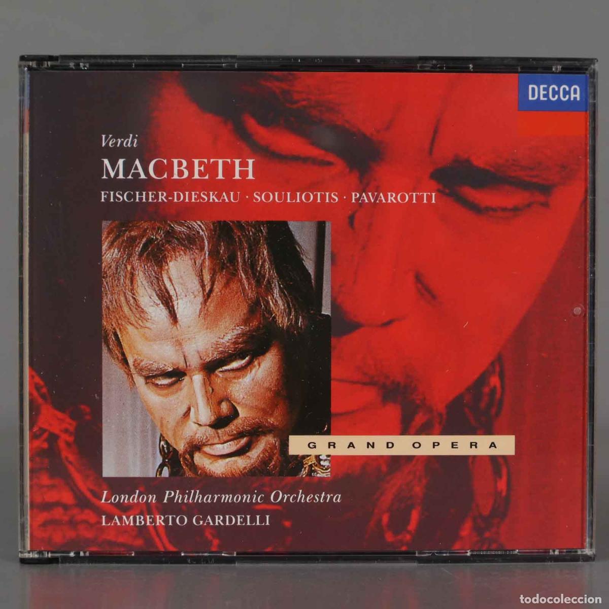 CDs de M&uacute;sica: CD. Verdi - Fischer-Dieskau, Souliotis, Pavarotti, Gardelli &ndash; Macbeth