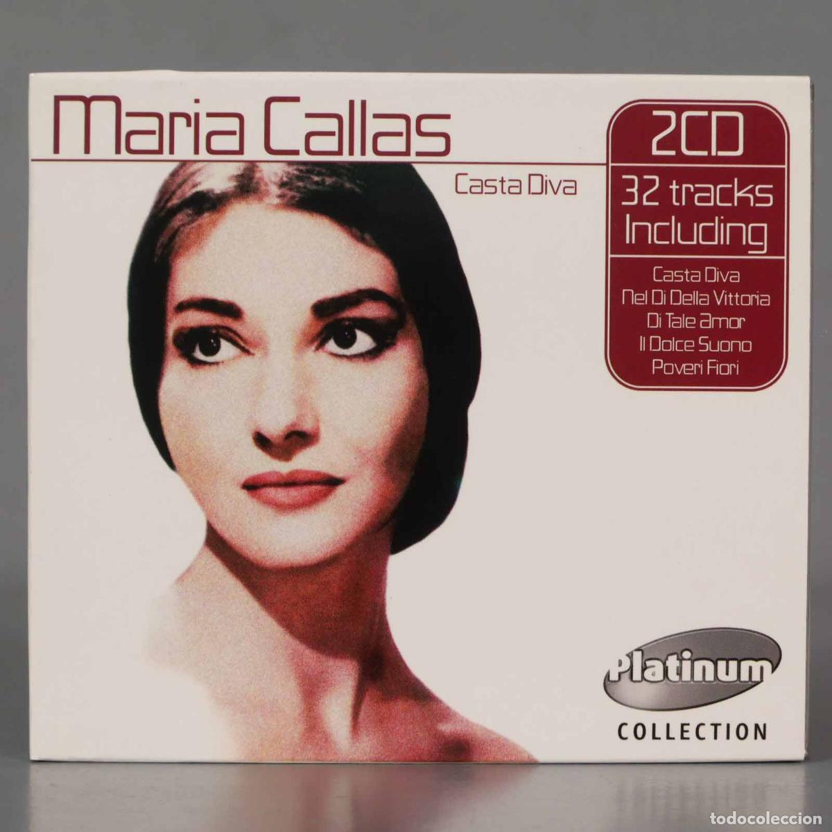 Music CDs: 2 CD. MARIA CALLAS - CASTA DIVA. PLATINUM COLLECTION