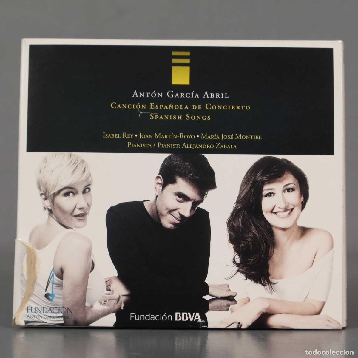 Music CDs: CD. ANTON GARCIA ABRIL - CANCION ESPA&Ntilde;OLA DE CONCIERTO (SPANISH SONGS). FUNDACION BBVA