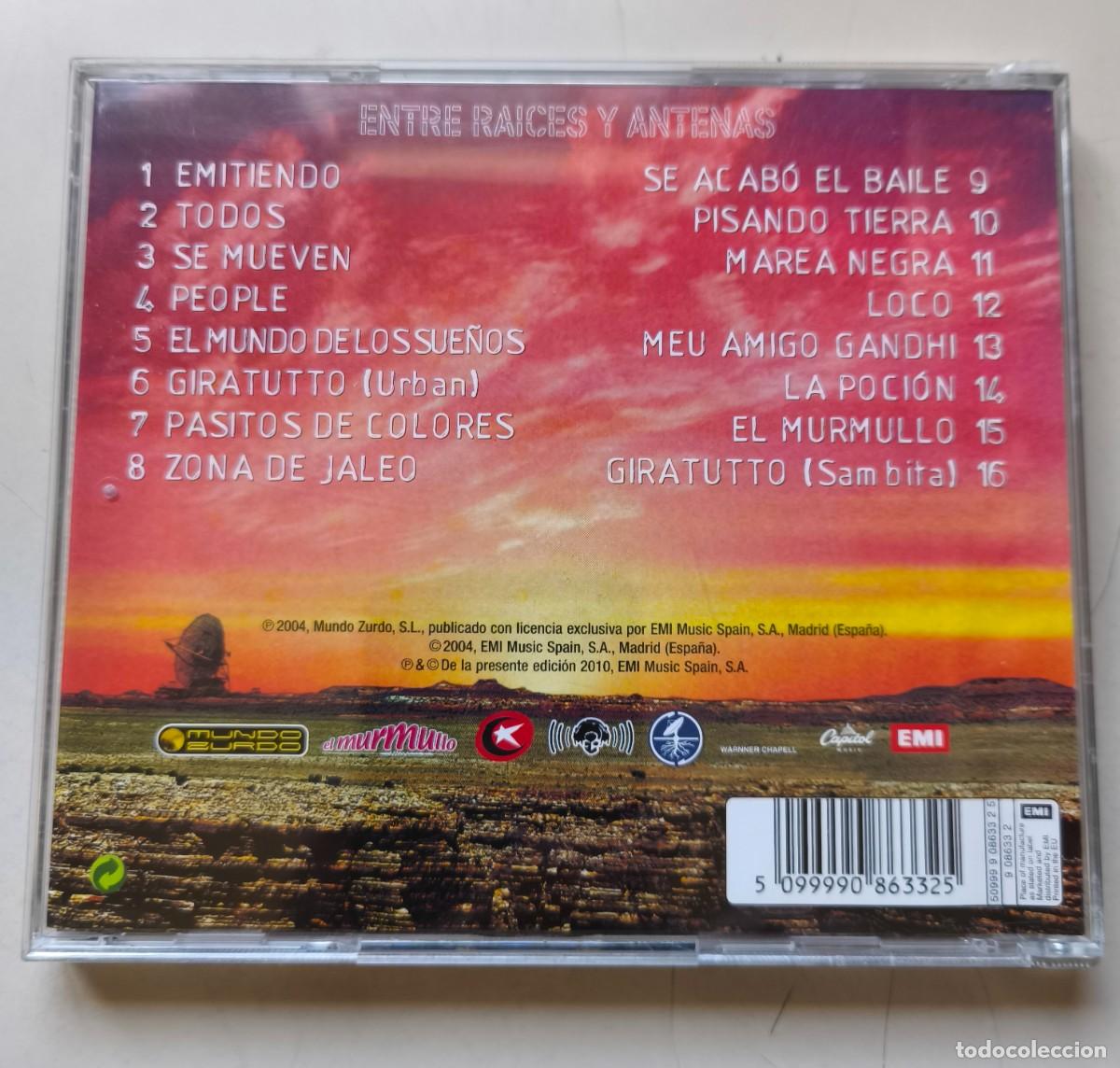 CDs de m&uacute;sica: MACACO (CD 2004) - ENTRE RAICES Y ANTENAS - Foto 2