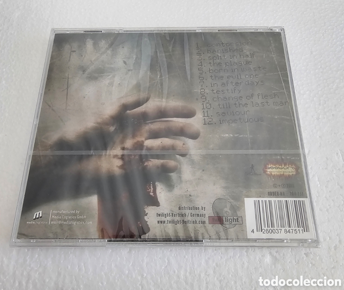 CDs de m&uacute;sica: Cd Disparaged,Blood Source. - Foto 2