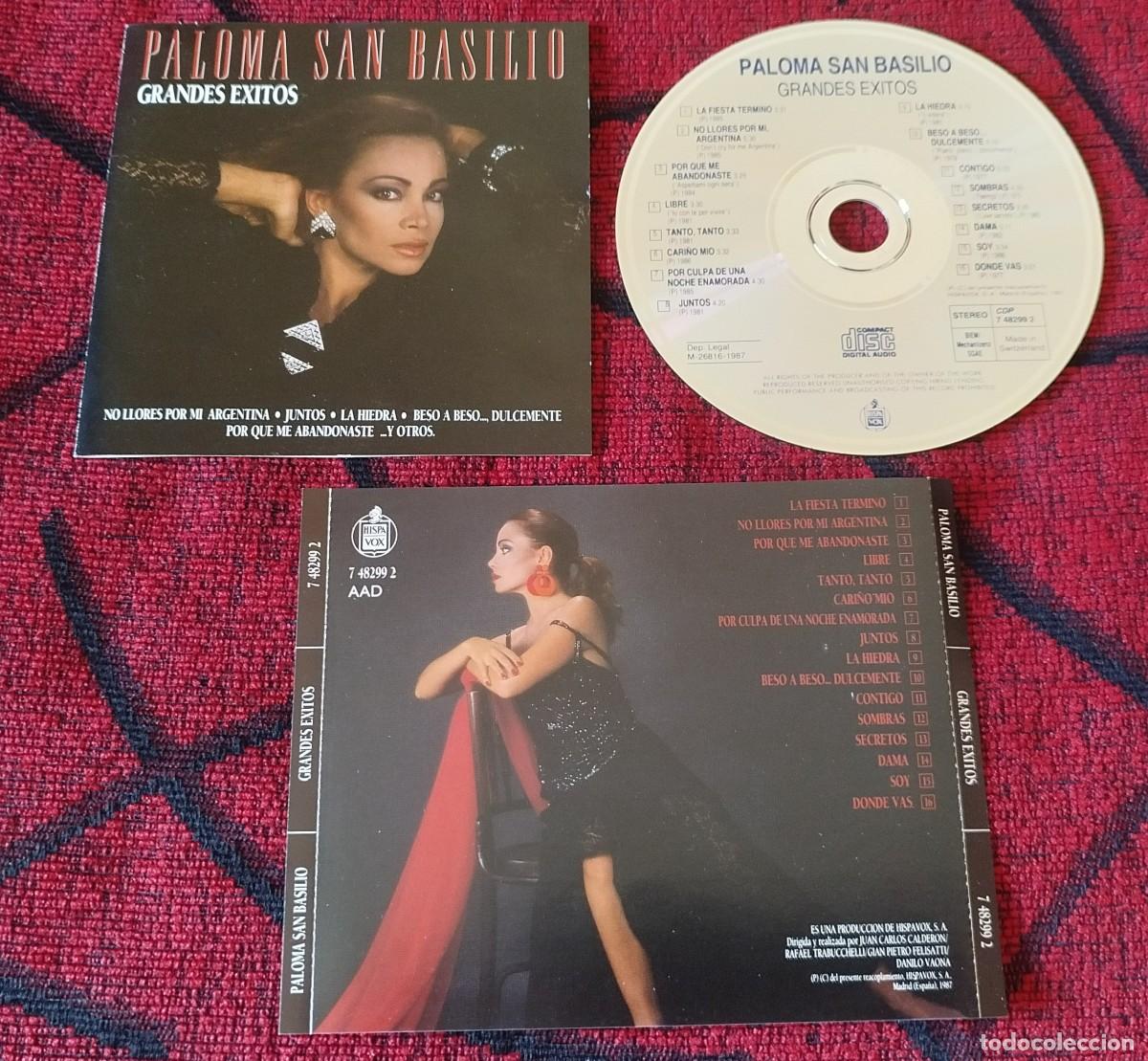 CDs de m&uacute;sica: PALOMA SAN BASILIO ** Grandes &Eacute;xitos ** CD 1987 - Foto 1