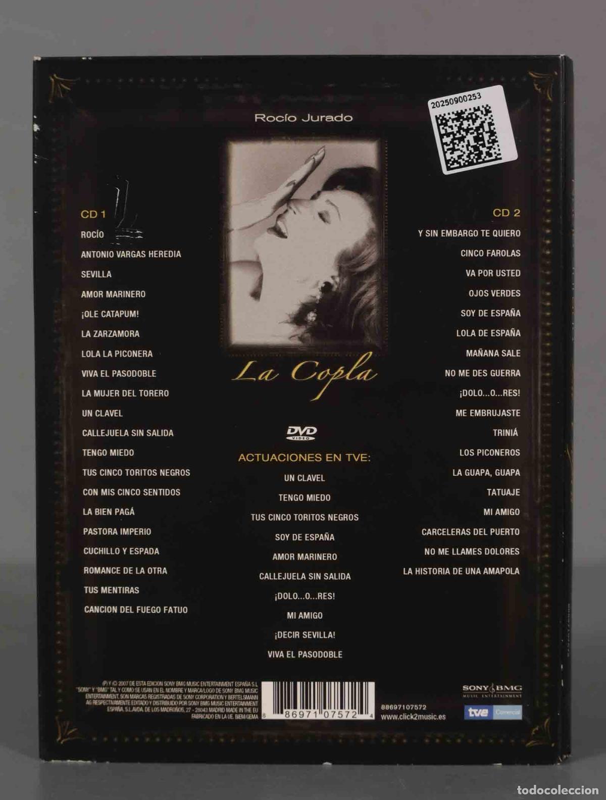 CDs de m&uacute;sica: 2 CD + 1 DVD. ROCIO JURADO: LA COPLA - Foto 2