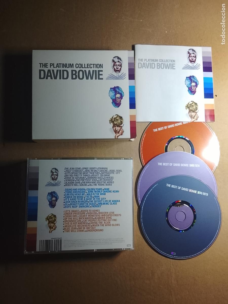 CDs de m&uacute;sica: DAVID BOWIE - THE PLATINUM COLLECTION - 3 CD BOX SET - Foto 1