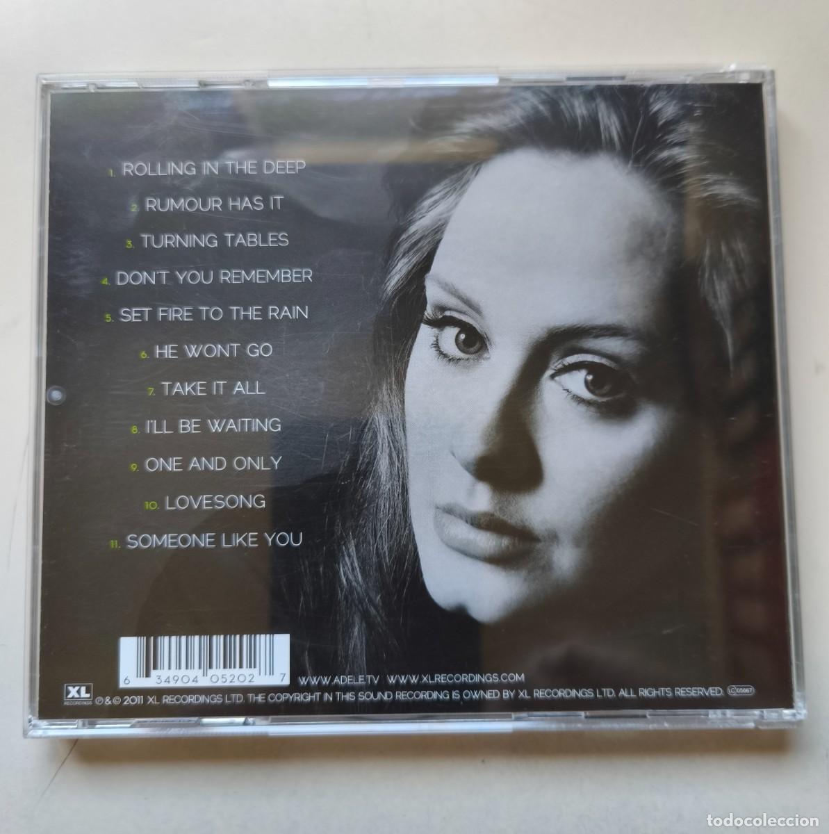 CDs de m&uacute;sica: CD Adele &ndash; 21, a&ntilde;o 2011 - Foto 2