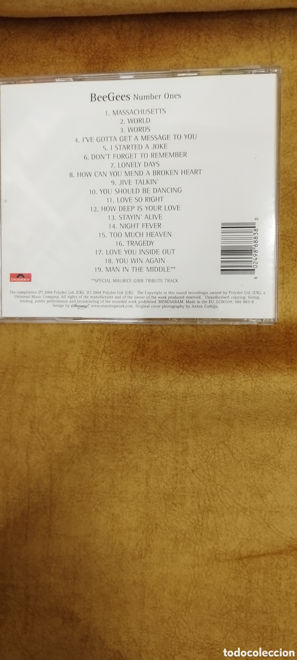 CDs de m&uacute;sica: Bee Gees Number Ones compilation Polydor - Foto 2