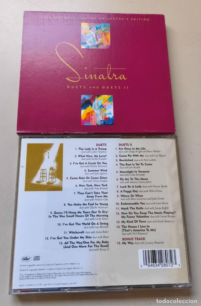 CDs de m&uacute;sica: Frank Sinatra Duets CD 2005 Capitol Records, con estuche - Foto 2